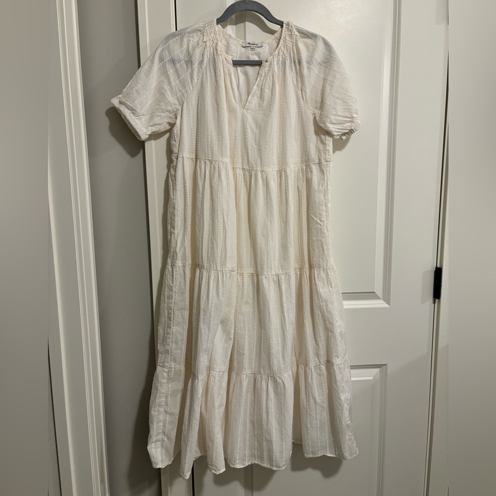 Madewell cream dress